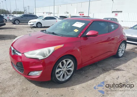 2013 Hyundai Veloster Base W/Black z USA, uszkodzony, nr VIN KMHTC6AD3DU163518